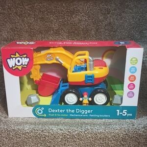 Dexter the Digger - Red and Yellow